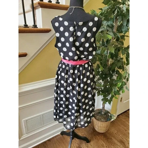 Olivia Matthews Women's Dress size 1X Polka Dot - Picture 6 of 10